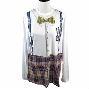 Costume Agent Grandpa Shirt Costume, White